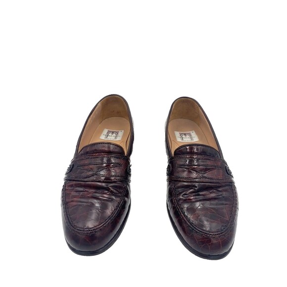 Cable & Co Vintage Men’s Size 8D Crocodile  Loafers‎ Made In Italy main image 9